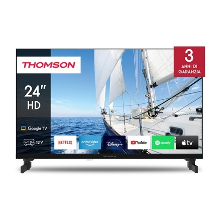  24hg2s14c TV THOMSON 24" FRAME LESS 24HG2S14C 12VOLT GOOGLE TV DVB-T2/