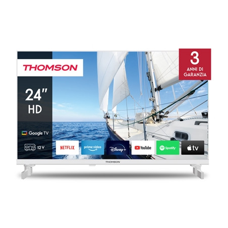  24hg2s14cw TV THOMSON 24" FRAME LESS 24HG2S14CW 12VOLT GOOGLE TV DVB-T