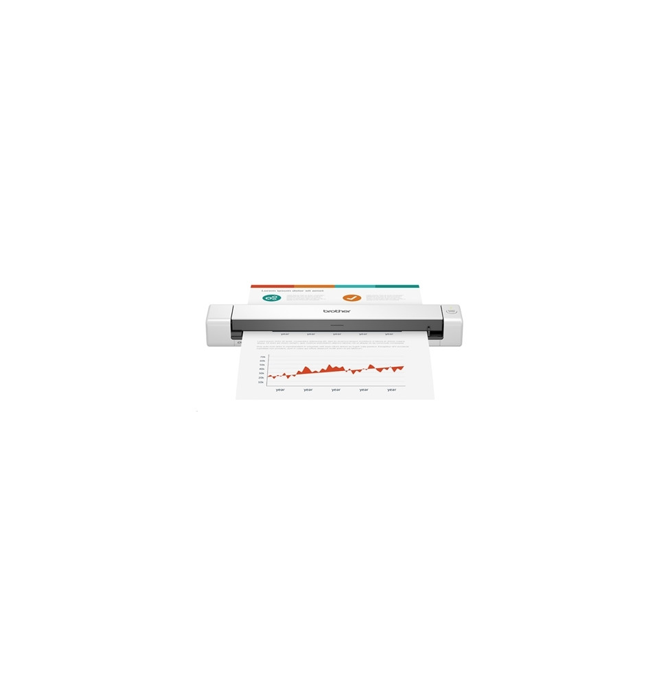  41.591 SCANNER BROTHER DS-640 PORTATILE A4 600X600 15PPM AUTOALIMENTATO 