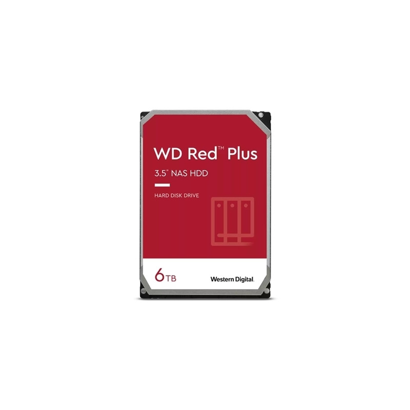 pWD/p 34_8909r HARD DISK SATA3 3.5" X NAS 6000GB(6TB) WD60EFZX WD RED P