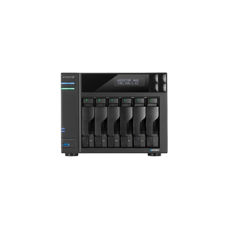  as6706t NAS ASUSTOR AS6706T X 6HDD/SSD 3.5"/2.5"SATA3 6GB/SNOHD QC