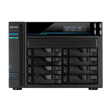  as6508t NAS ASUSTOR AS6508T X 8SLOT 3.5"/2.5"NO HD QC 2.1GHZ-8GB D