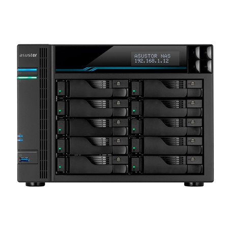  as6510t NAS ASUSTOR AS6510T X 10SLOT 3.5"/2.5"NO HD QC 2.1GHZ-8GB 