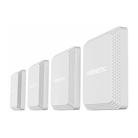  2 ACCESS POINT WI-FI AC1300 KEENETIC KN-2810 4-PACK ORBITER PRO MESH 2P