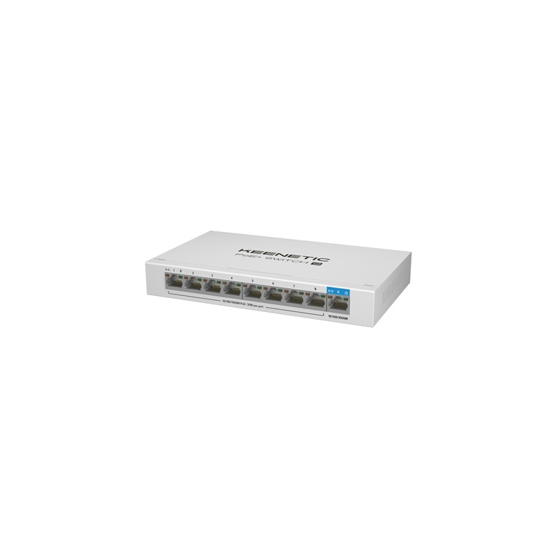  12 SWITCH 1P 1GBPS+8P 1 GBPS POE+ KEENETIC KN-4710 POE+ SWITCH 9 METAL