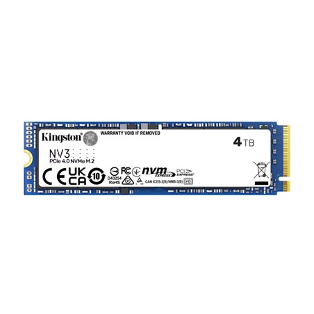 KINGSTON snv3s_4000g SSD-SOLID STATE DISK M.2(2280) NVME 4000GB (4TB) PC