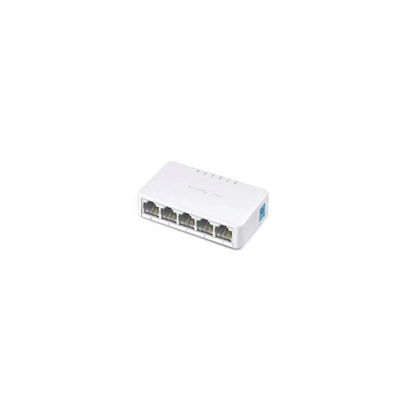 MERCUSYS ms105 SWITCH 5P LAN 10/100M MERCUSYS MS105 MINI DESKTOP - PLAST