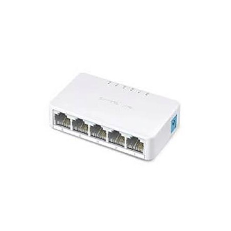 MERCUSYS ms105 SWITCH 5P LAN 10/100M MERCUSYS MS105 MINI DESKTOP - PLAST