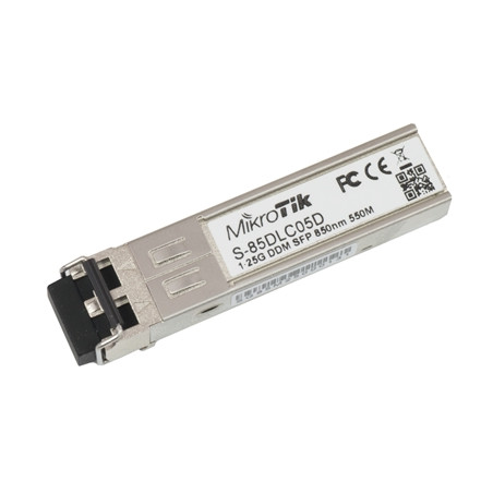  s_85dlc05d MODULO MINIGBIC MIKROTIK S-85DLC05D SFP 1GBPS LC MULTIM 850N