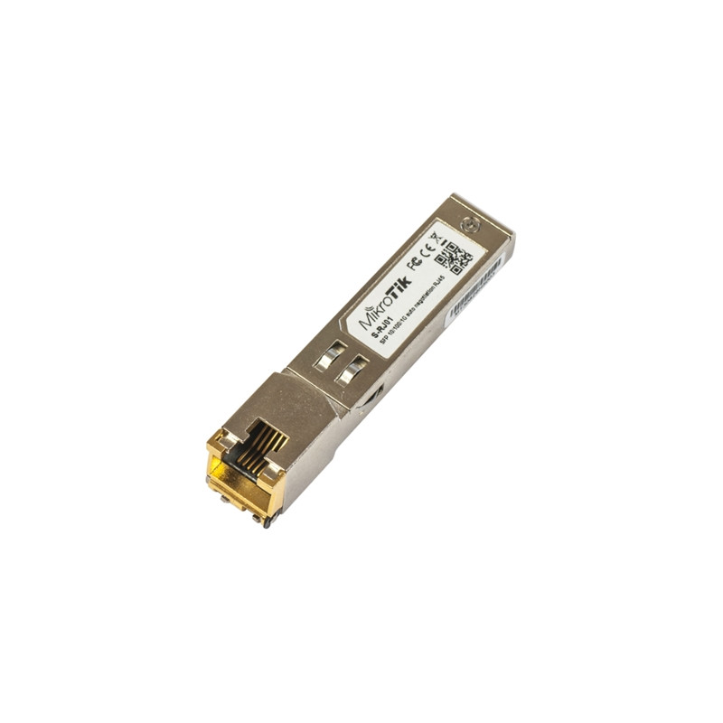  s_rj01 MODULO MINIGBIC MIKROTIK S-RJ01 SFP 1GBPS RJ