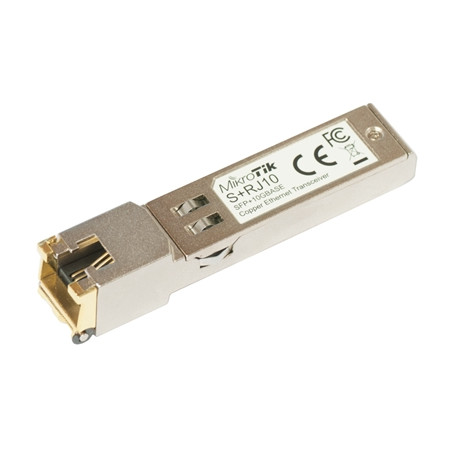  s_rj10 MODULO MINIGBIC MIKROTIK S+RJ10 SFP 10GBPS RJ