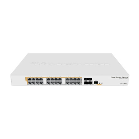  crs328_24p_4s_rm SWITCH MIKROTIK CRS328-24P-4S+RM 24P. GIG POE+ 500W 4P