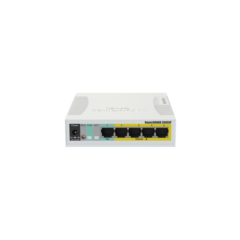  css106_1g_4p_1s SWITCH MIKROTIK CSS106-1G-4P-1S SWITCH RB260GSP 5P. GBP