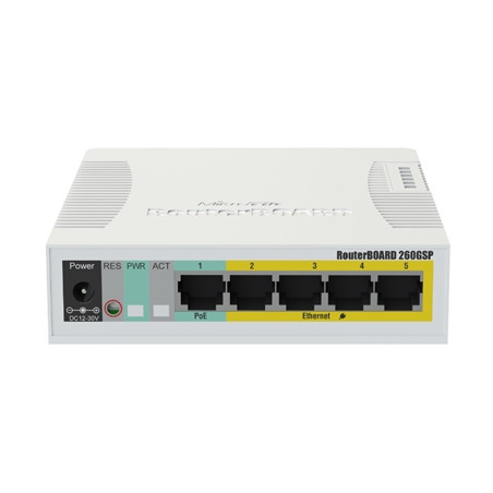  css106_1g_4p_1s SWITCH MIKROTIK CSS106-1G-4P-1S SWITCH RB260GSP 5P. GBP