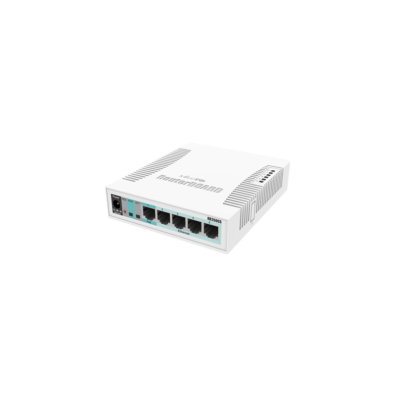  css106_5g_1s SWITCH MIKROTIK CSS106-5G-1S SWITCH RB260GS 5P. GBPS + 1S