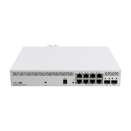  css610_8p_2s_in SWITCH MIKROTIK CSS610-8P-2S+IN 8P. GIG POE, 2P. SF