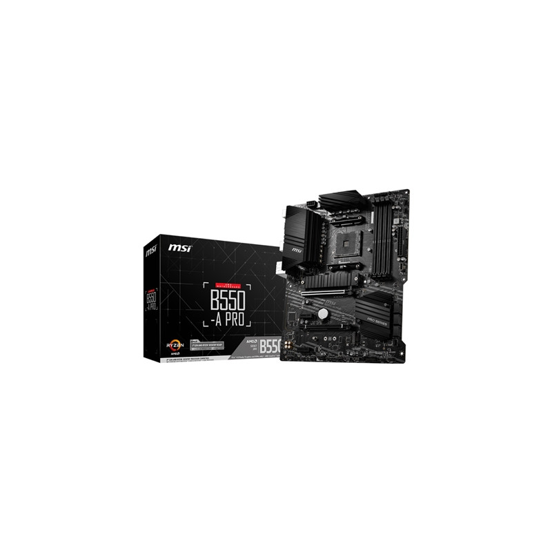 MSI pro_b550_a MB MSI PRO B550-A AM4 4XDDR4 1XHDMI 1XDP 1XPCIEX16 2XM.2 