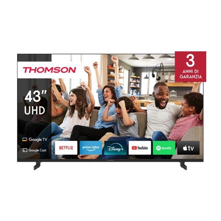 THOMSON 43ug4s14 TV THOMSON 43" FRAME LESS 43UG4S14 GOOGLE TV 4K DVB-T2/