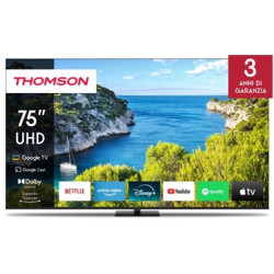 THOMSON 75ug5c14 TV THOMSON 75" FRAME LESS 75UG5C14 GOOGLE TV 4K DVB-T2/