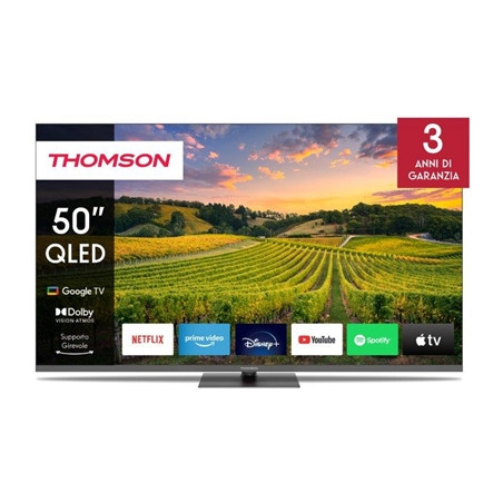 THOMSON 50qg5c14 TV THOMSON QLED 50" FRAME LESS 50QG5C14 GOOGLE 4K DVB-T