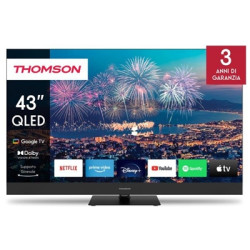 THOMSON 43qg6c14 TV THOMSON QLED PLUS 43" FRAME LESS 43QG6C14 GOOGLE 4K 