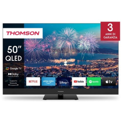 THOMSON 50qg6c14 TV THOMSON QLED PLUS 50" FRAME LESS 50QG6C14 GOOGLE 4K 