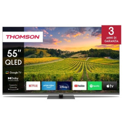 THOMSON 55qg5c14 TV THOMSON QLED 55" FRAME LESS 55QG5C14 GOOGLE 4K DVB-T