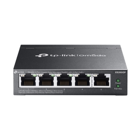 TP-LINK es205gp SWITCH 5P LAN GIGABIT POE+ TP-LINK ES205GP EASY MANAGED 