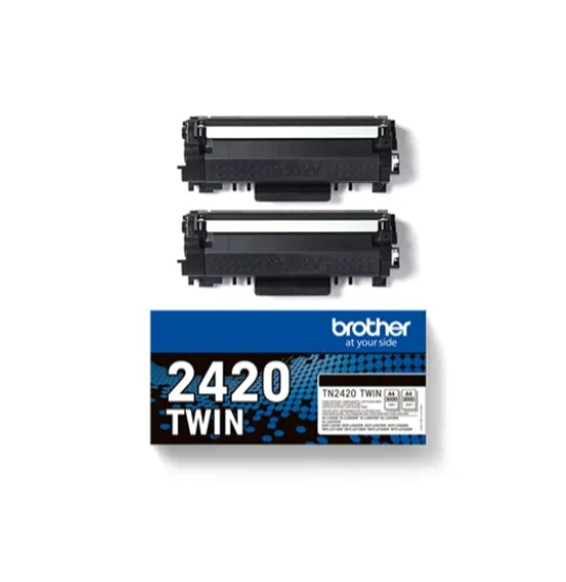  67.454 MULTIPACK BROTHER TONER TN2420TWIN 2XTN2420 X HL-L2310D DCP-L