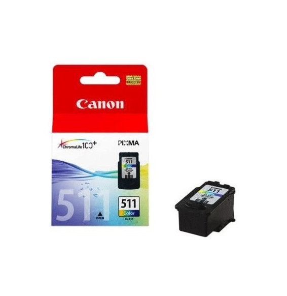  62.519 CARTUCCIA CANON CL-511 COLORE 9ML 2972B001/2972B010 X M