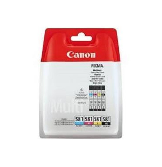  62.647 MULTIPACK CANON PGI-580+CLI-581 BK/C/M/Y/BK PHOTO, 5CART. 2078C00