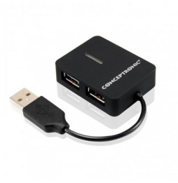  C4PUSB2 HUB MINI USB2.0 4P CONCEPTRONICS C4PUSB2 BLACK - VEL. MASSIMA 4