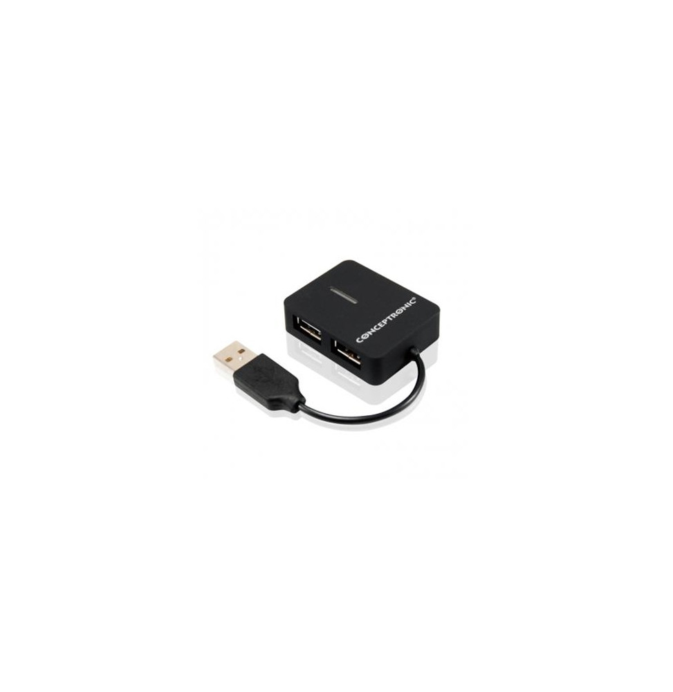  C4PUSB2 HUB MINI USB2.0 4P CONCEPTRONICS C4PUSB2 BLACK - VEL. 