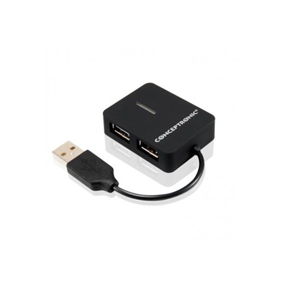  C4PUSB2 HUB MINI USB2.0 4P CONCEPTRONICS C4PUSB2 BLACK - VEL. 