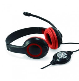  CCHATSTARU2R CUFFIA CON MICROFONO CONCEPTRONIC CCHATSTARU2R - COL. ROJO