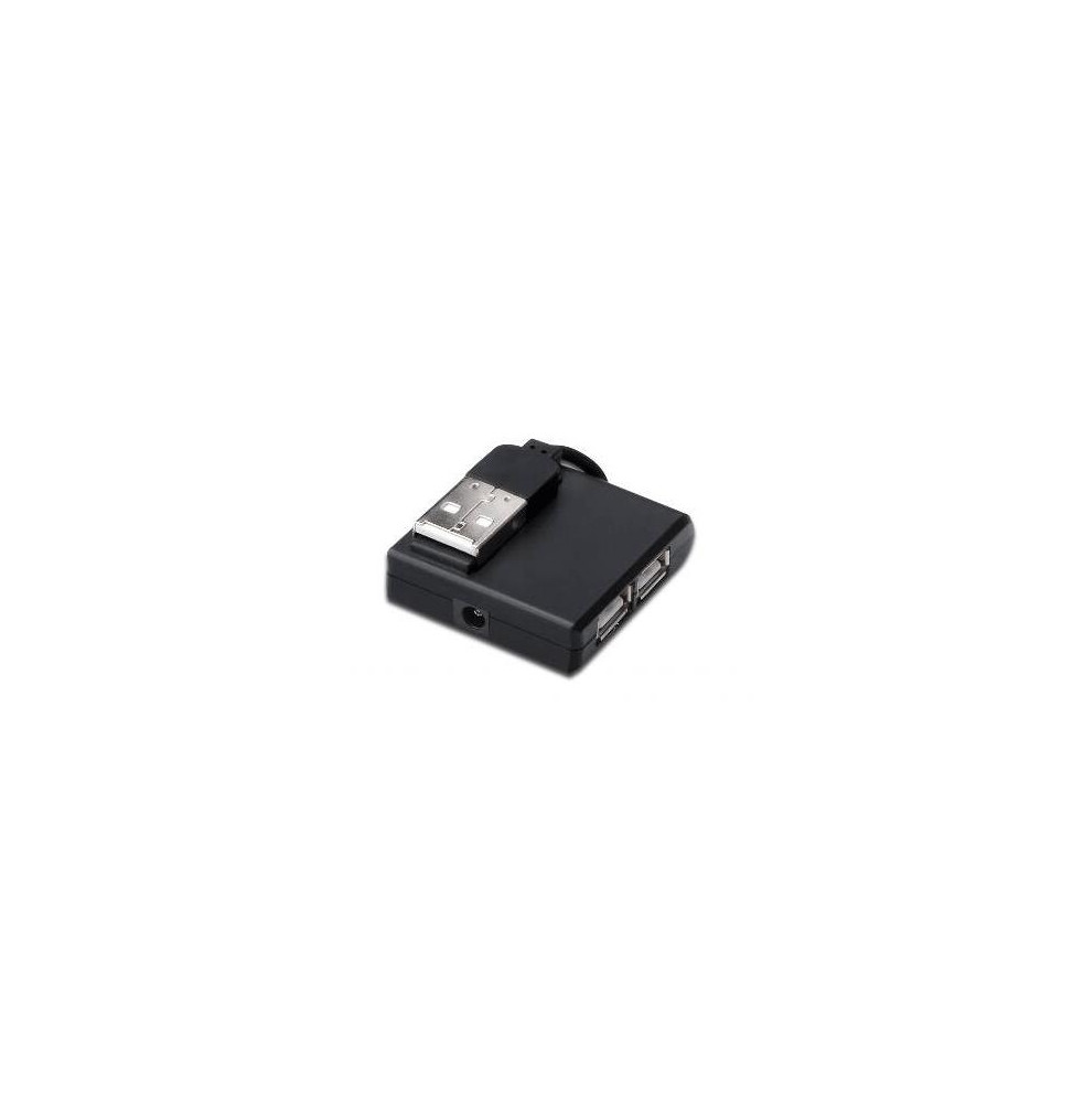  DA70217 HUB MINI USB2.0 4P DIGITUS DA70217 SCHWARZ - KABEL INCLUS