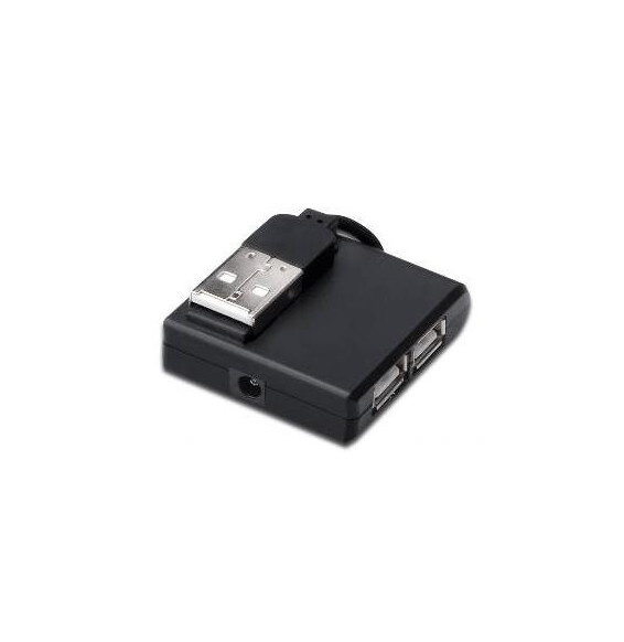  DA70217 HUB MINI USB2.0 4P DIGITUS DA70217 SCHWARZ - KABEL INCLUS