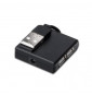  DA70217 HUB MINI USB2.0 4P DIGITUS DA70217 NOIRE - CÂBLE INCLUSO - EAN4016