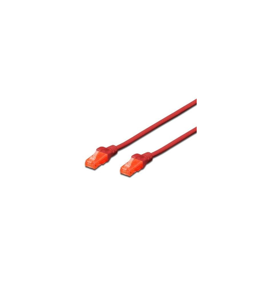  DK1617020R/DK1614020R KABEL RETE CAT.6-UTP ROT NON SCHERMATO 2MT DIGITU