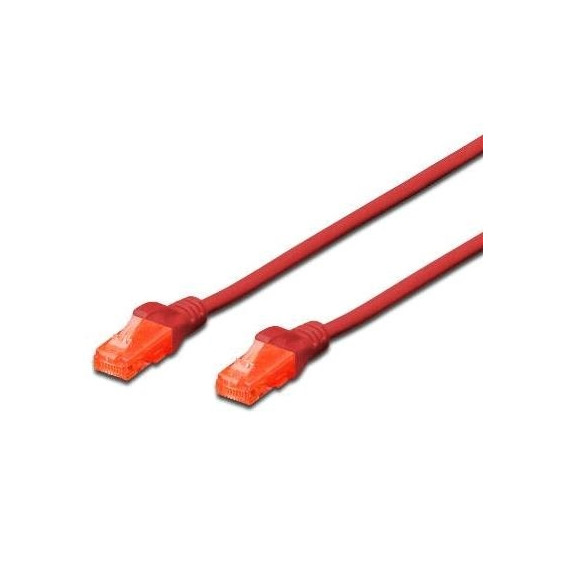  DK1617020R/DK1614020R NETWORK CABLE CAT.6-UTP RED NON SCHERMATO 2MT DIGITU