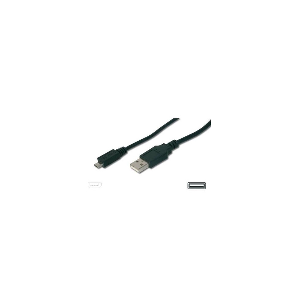  AK112001/DK-300110-010-S CAVO USB2.0 A-MICRO B M/M 1MT DIGITUS AK112001/