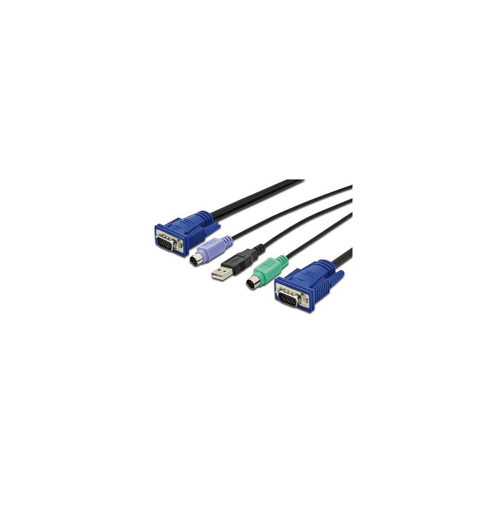  DS19233 C?BLE TRIPLO PER CONSOL SWITCH KVM PER SERVER USB/PS2 5