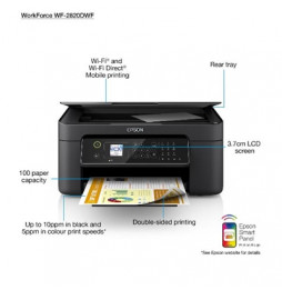  12.693 STAMPANTE EPSON MFC INK WORKFORCE WF-2840DWF C11CG30406 A4 4IN1 3