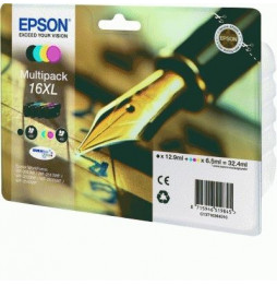  63.043 MULTIPACK EPSON 16XL "PENNA E CRUCIVERBA" C13T16364010/12 4INK X 