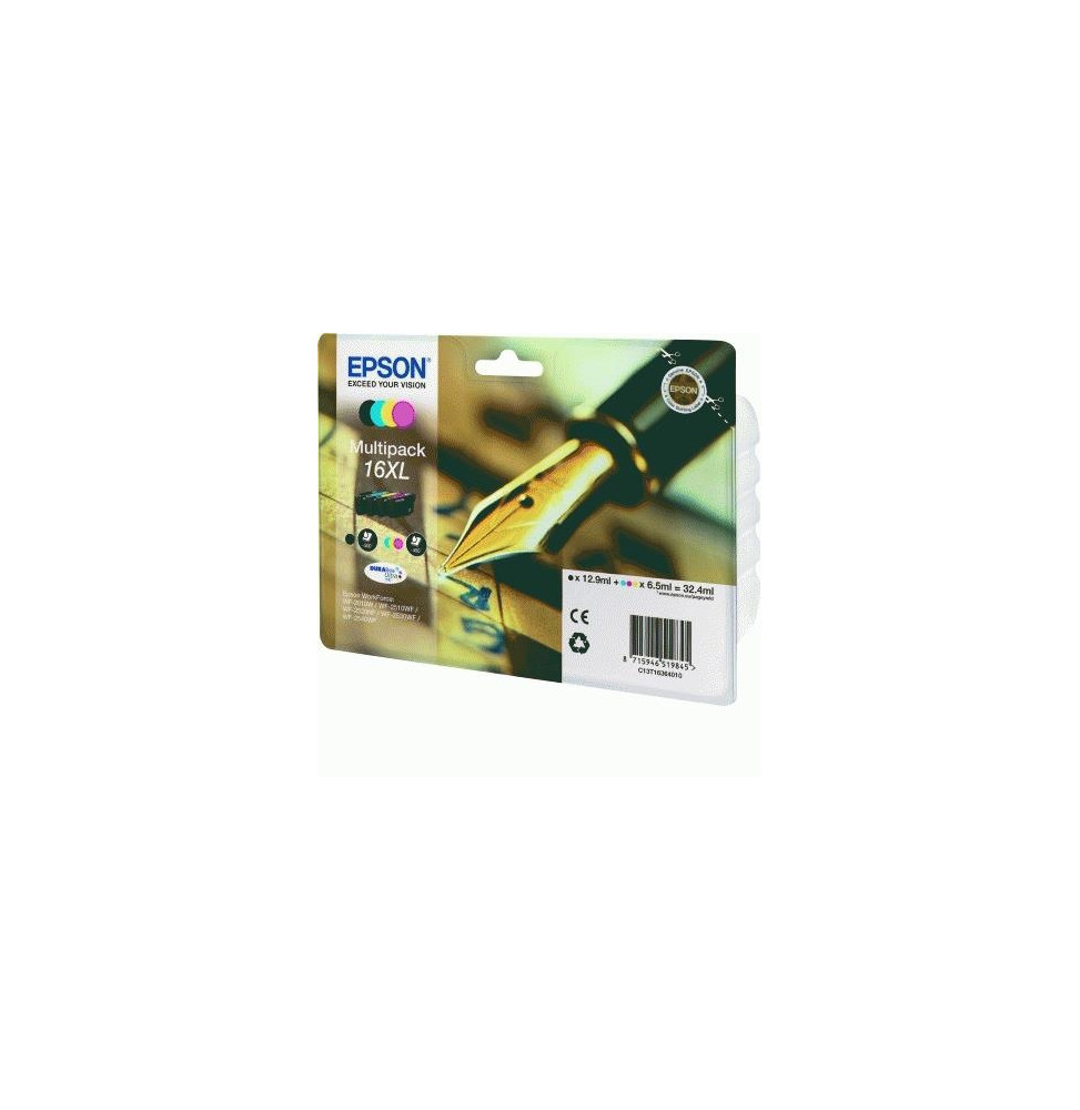  63.043 MULTIPACK EPSON 16XL "PENNA E CRUCIVERBA" C13T16364010/12 4INK X 