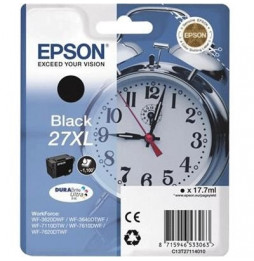  63.063 CARTUCCIA EPSON 27XL "SVEGLIA" C13T27114010/12 SCHWARZ X WF-7110DTW/