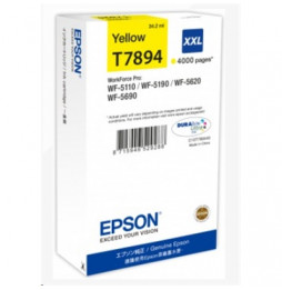  63.072 CARTUCCIA EPSON T7894 XXL C13T789440 GELB 4.000PG X WORKFORCE P