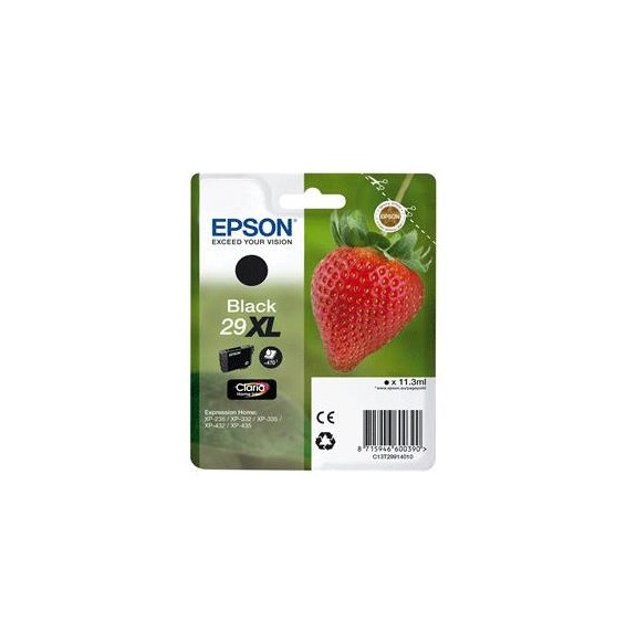  63.095 CARTUCCIA EPSON 29XL "FRAGOLA" C13T29914010/12 NERO X XP-235/XP-3