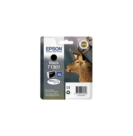  63.124 CARTUCCIA EPSON "CERVO" C13T13014010/12 BLACK X BX525WD-BX625FWD-S