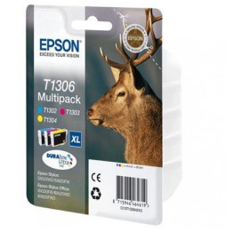  63.128 MULTIPACK EPSON "CERVO" C13T13064010/12 3 COLOR T130240/340/440 S